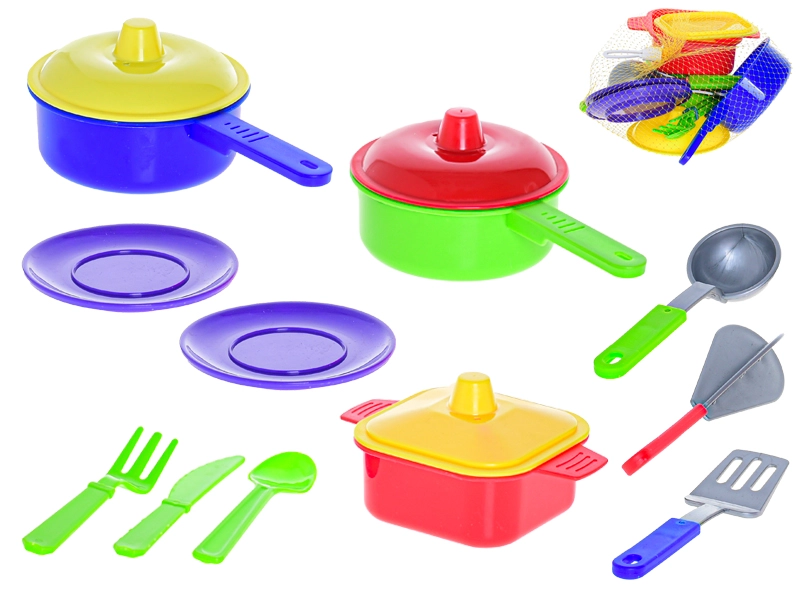 Dětská sada nádobí v síťce