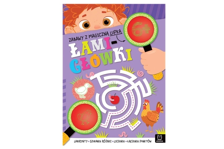 Zabawy z magiczną lupką: lamigłówki 6+ (pracovní knížka s magickou lupou)