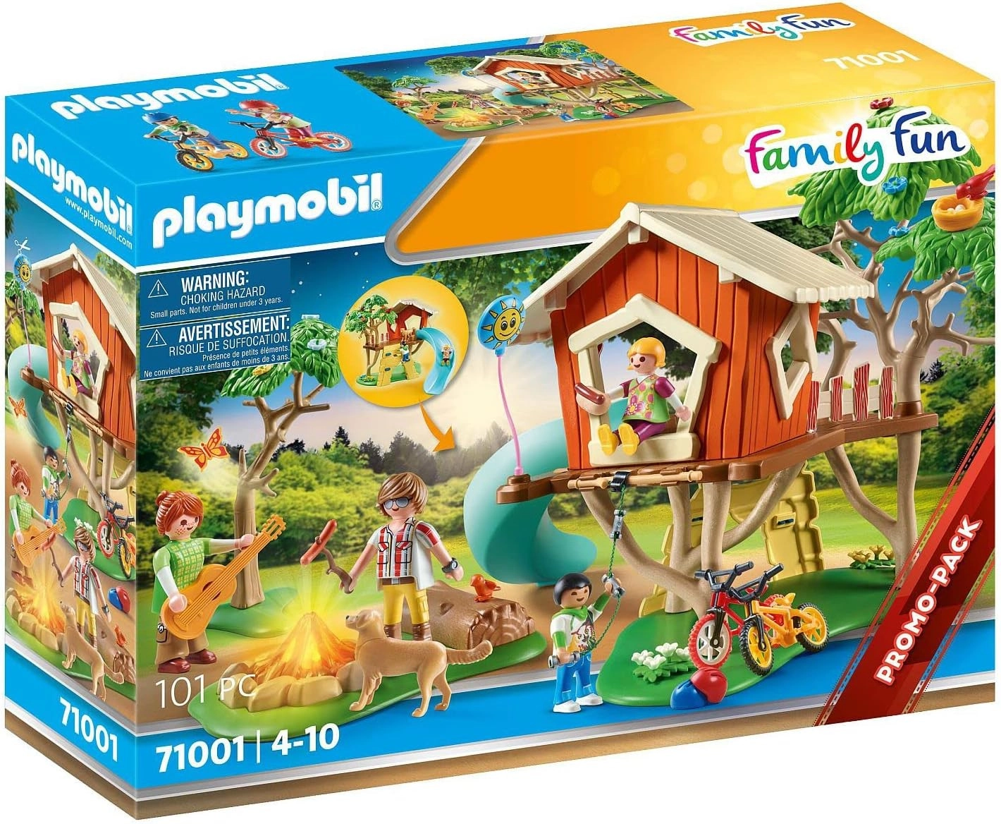 Klocki rodinný domek na stromě s klouzačkou
