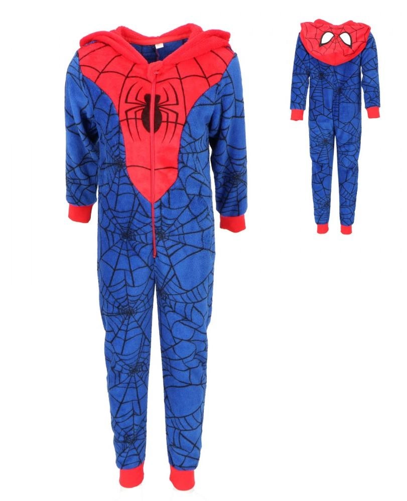 Flísový overal Spider-Man pro děti – Velikost: 104