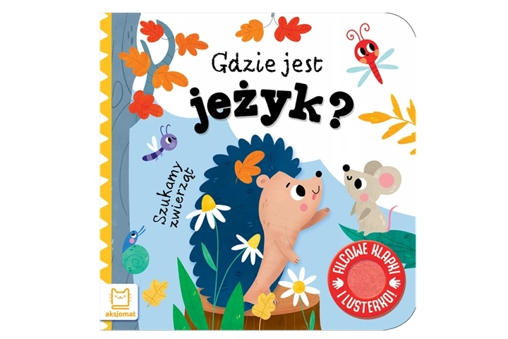Szukamy zwierząt: kde je ježek? Interaktivní leporelo s plstěnými okénky