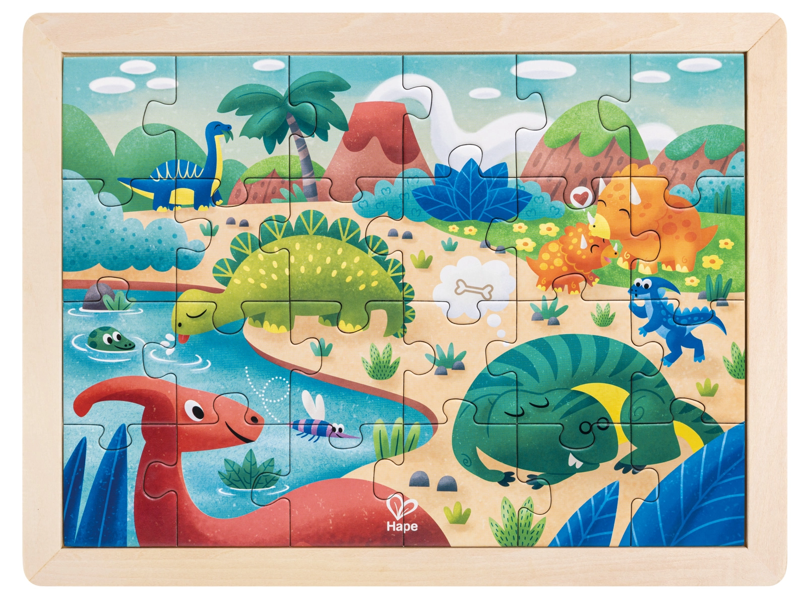 Levně Hape Puzzle Dinosauři