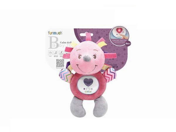 Interaktivní plyšový ježek se světýlkem a melodiemi