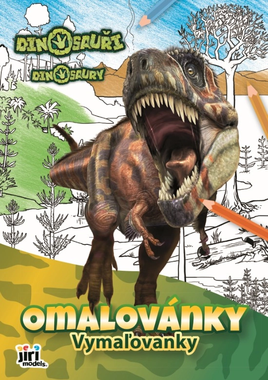 Levně JM MODELS Omalovánky A4 Dinosauři