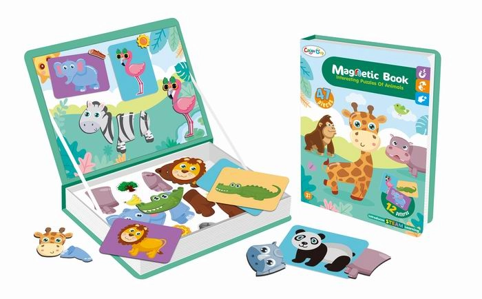 magnetická skládačka zvířata