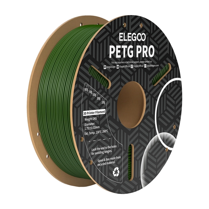 Filament petg pro olivově zelený