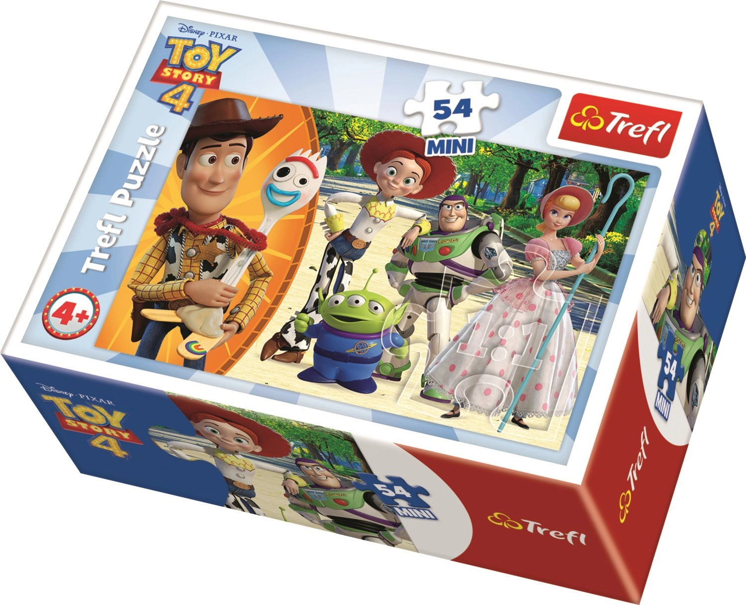 puzzle toy story 4: woody a buzz 54 dílků