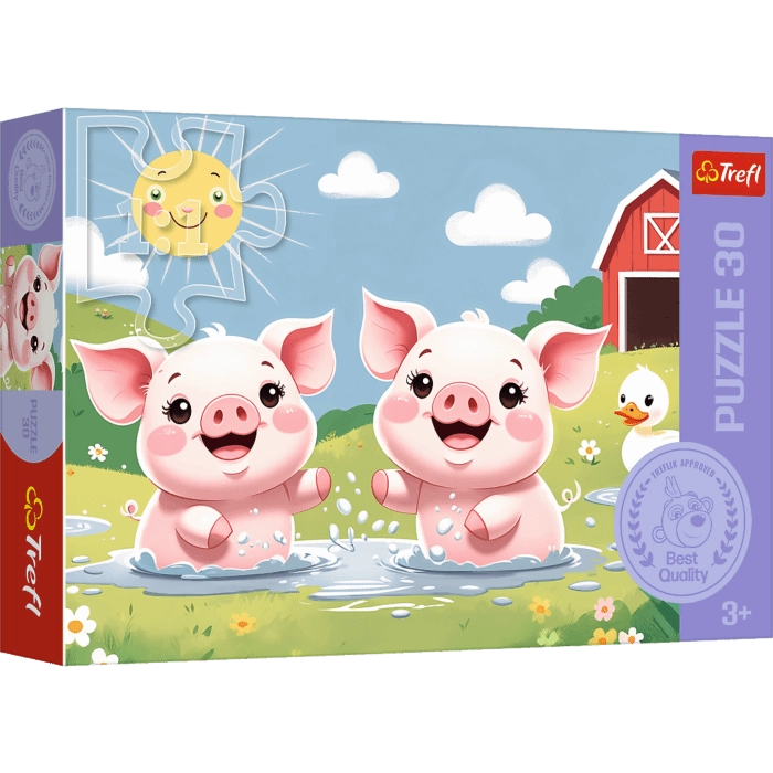 Puzzle Trefl Veselý život na venkově 30 dílků