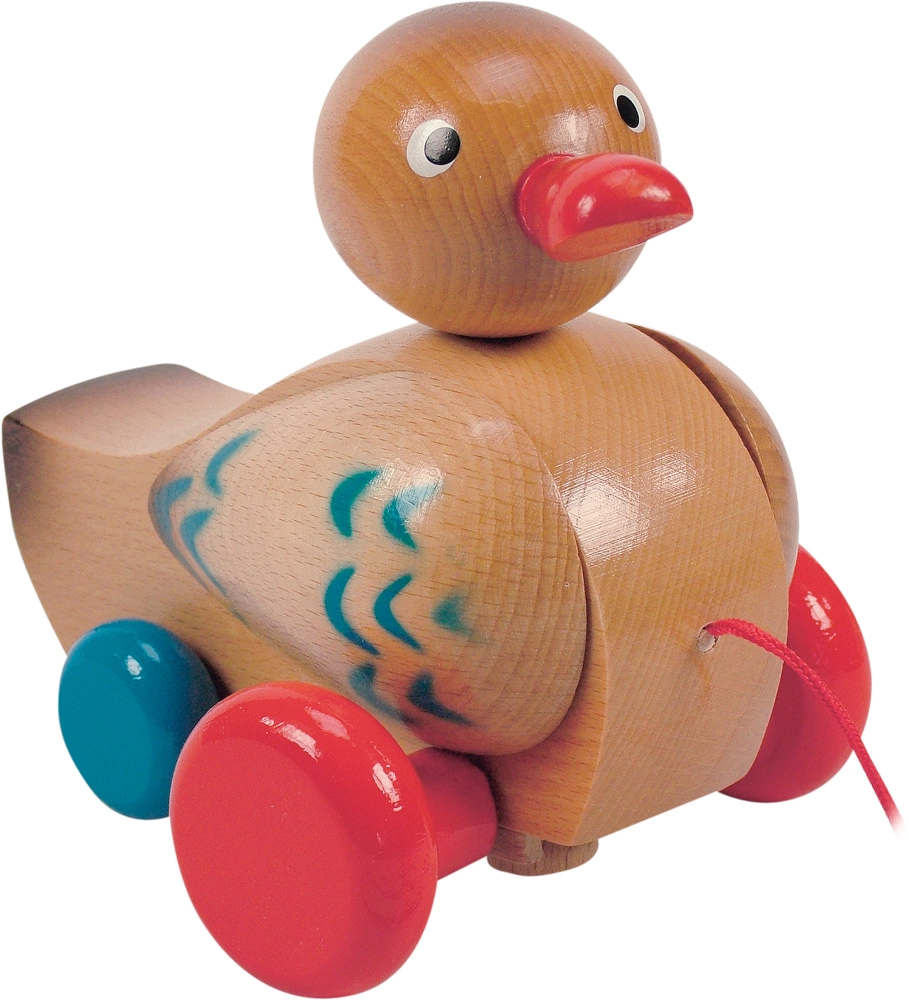 Levně Woody Tahací kachna klapací 2 barvy