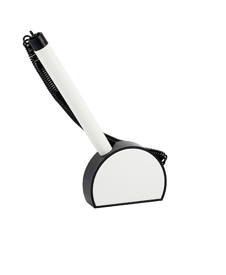 Kuličkové pero ve stojánku ICO Mini, černo-bílé ICO