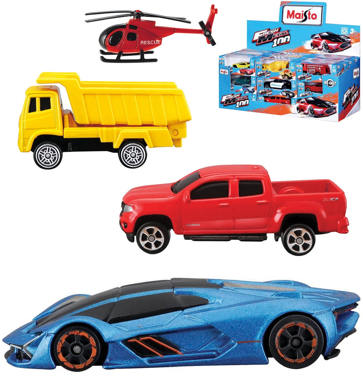 Maisto Display box 3" Transit, více druhů