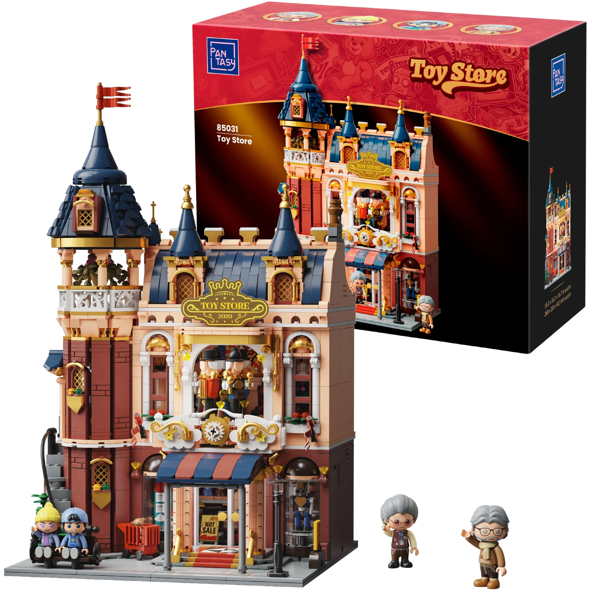 Pantasy Toy Store – modulární obchod s hračkami, 2978 dílků