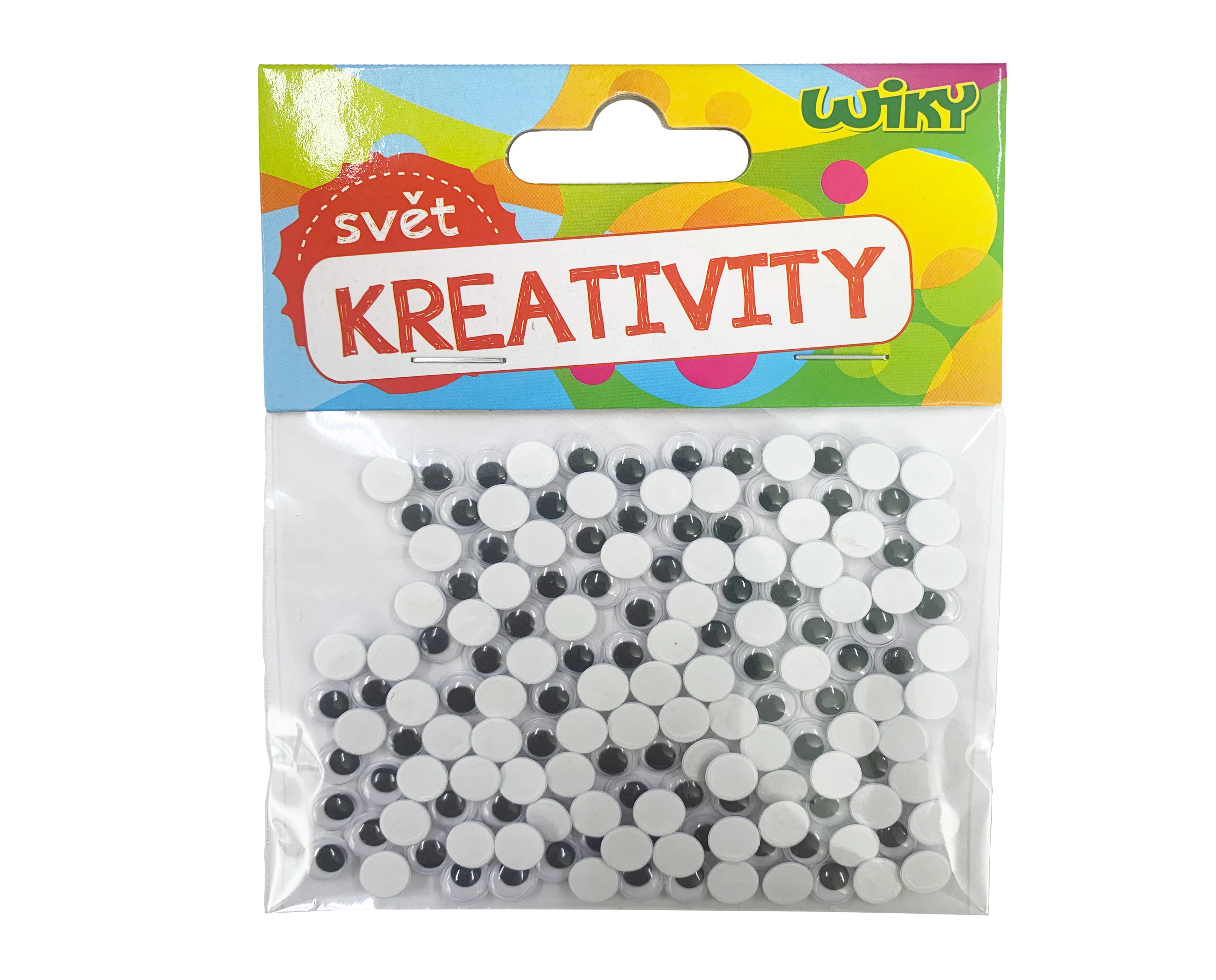 Levně Malé pohyblivé oči k dekorování 7 mm