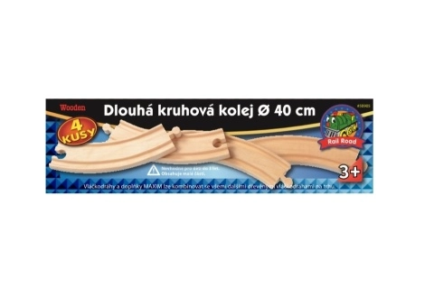 Maxim 50905 Dlouhá kruhová kolej 4 kusy