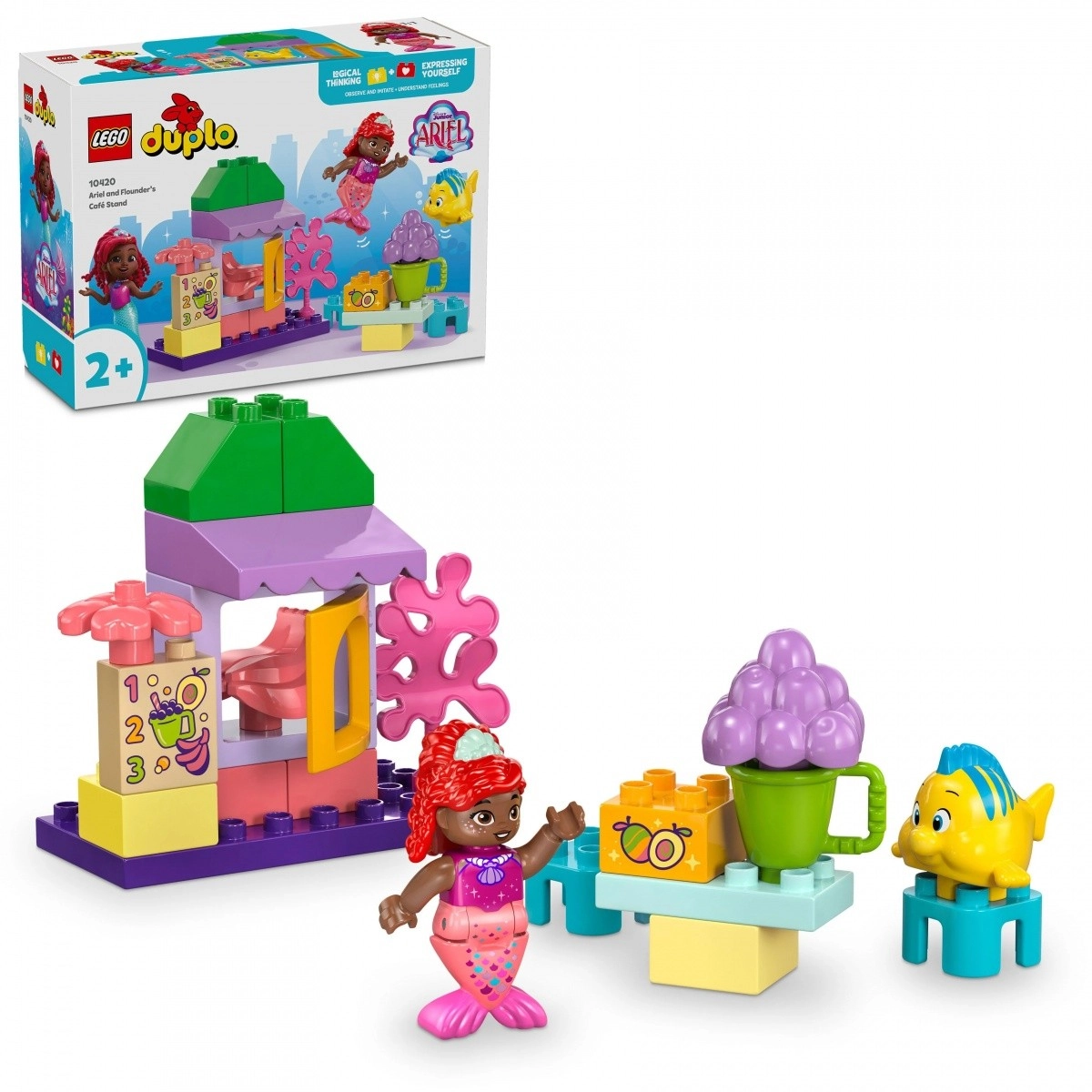 LEGO® DUPLO Disney 10420 Ariel a Šupinka – stánek s kávou