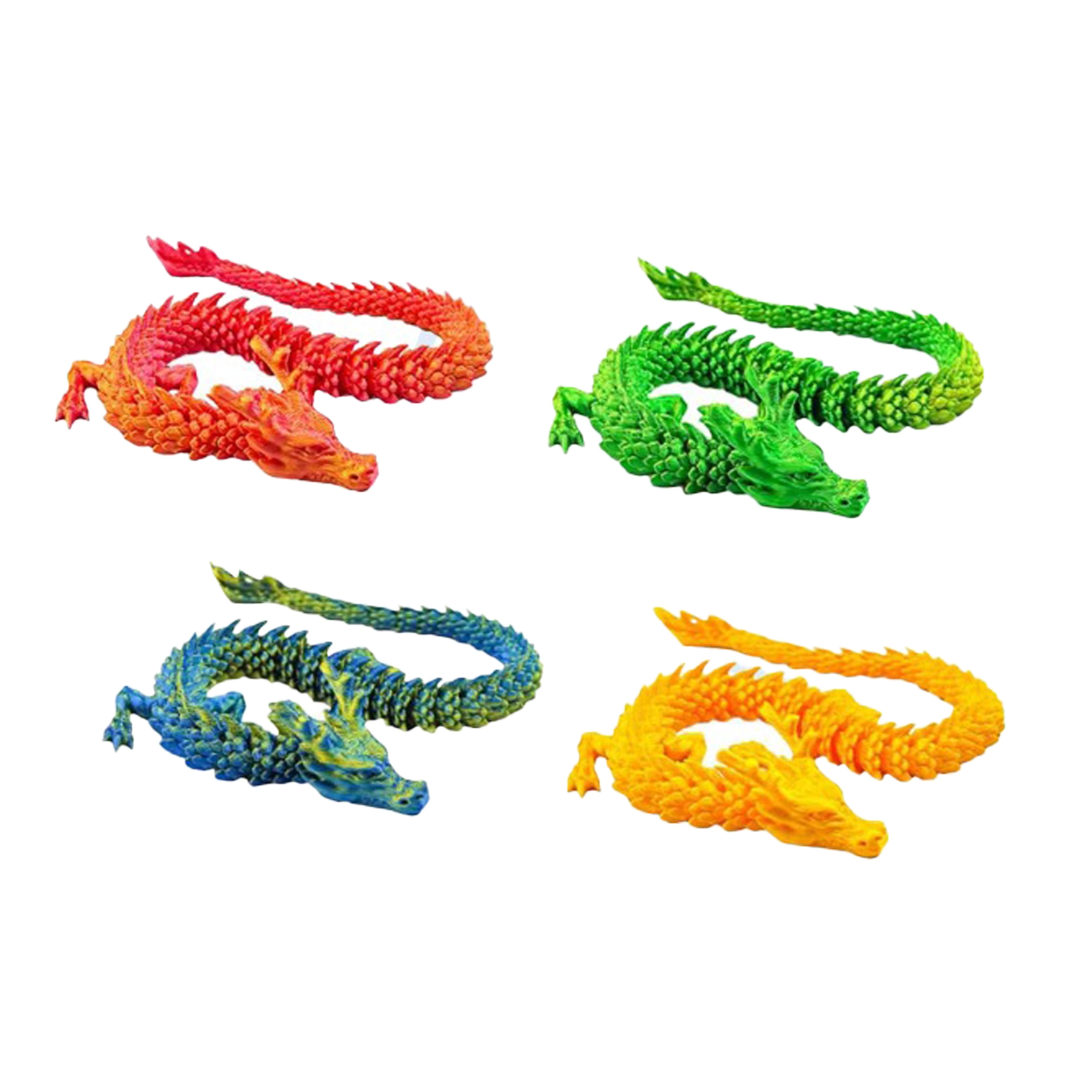 Magický čínský drak 3D 27 cm