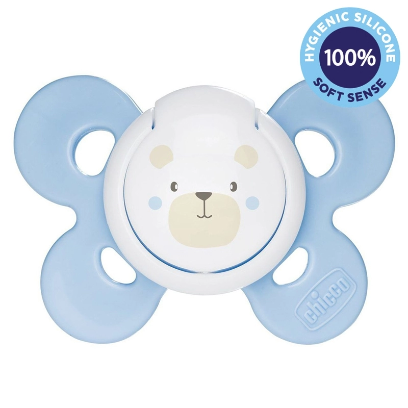 Chicco Physio Comfort 2-6 m dudlík Bear 1 ks