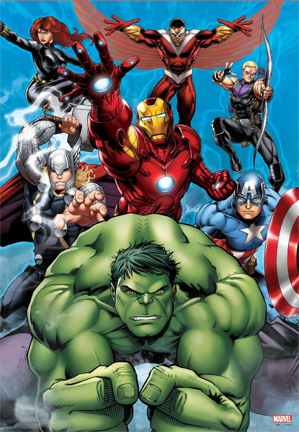 EDUCA Puzzle Avengers - Sjednocení 200 dílků
