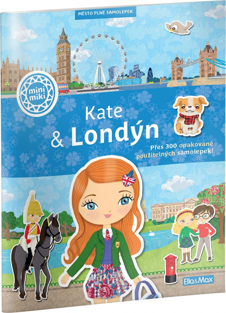 Levně Kate a Londýn: město plné samolepek