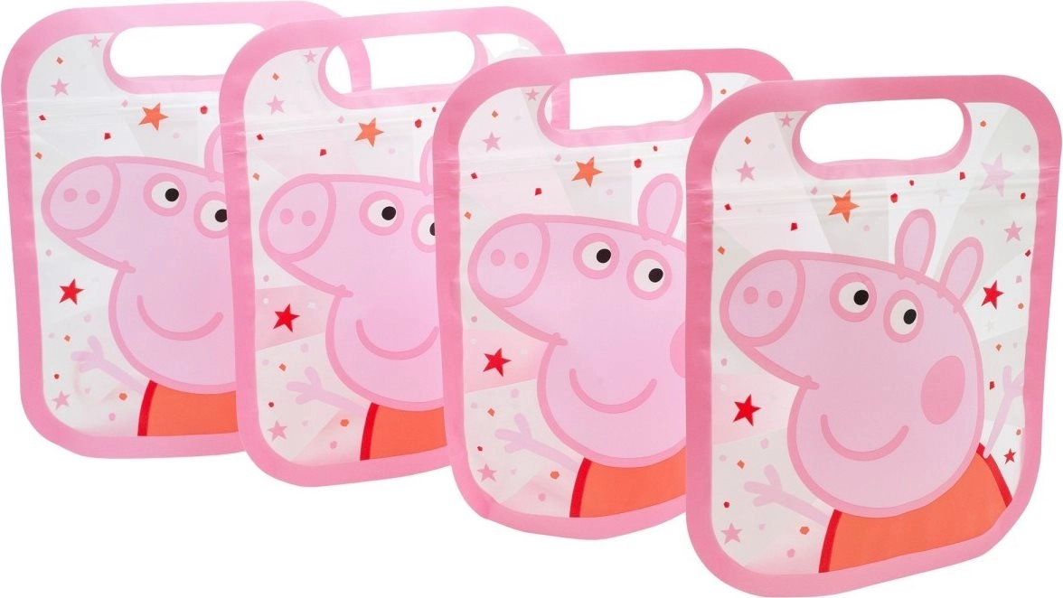Sada uzavíratelných sáčků PEPPA PIG – 4 ks