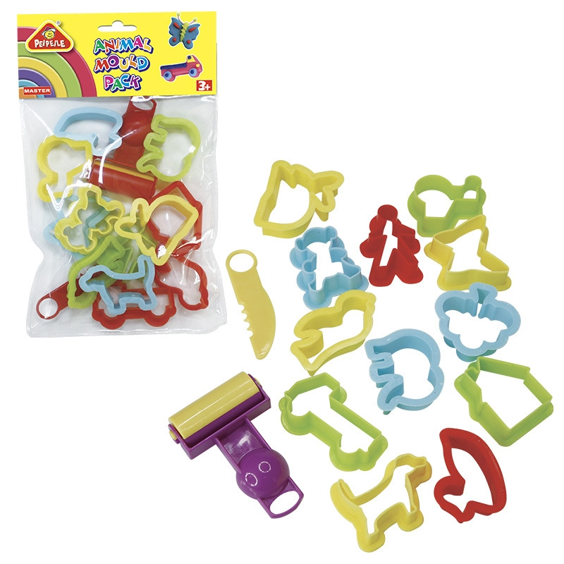 Levně Plastová vykrajovátka – set 14 ks