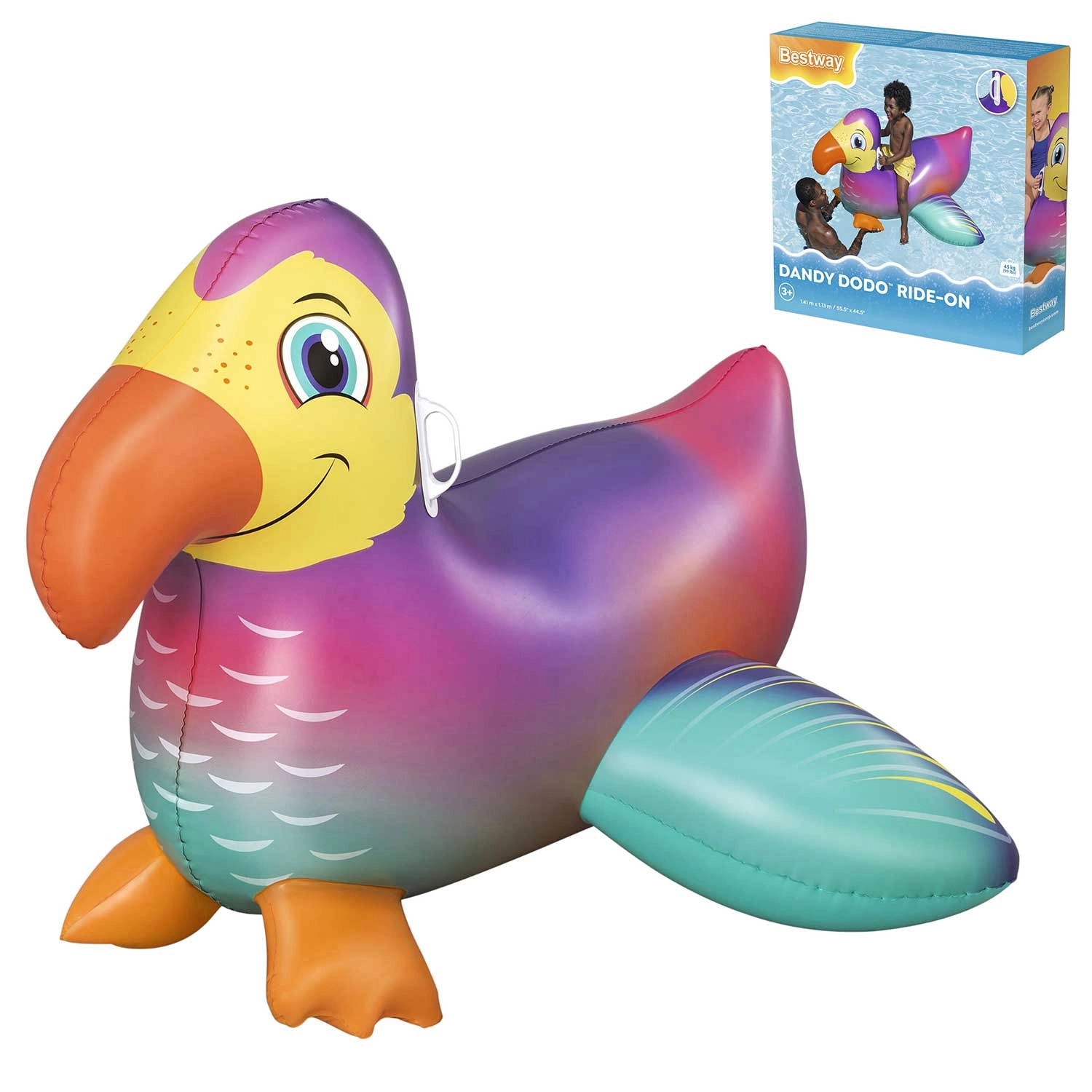 Dětský nafukovací tukan do vody 141 cm Bestway