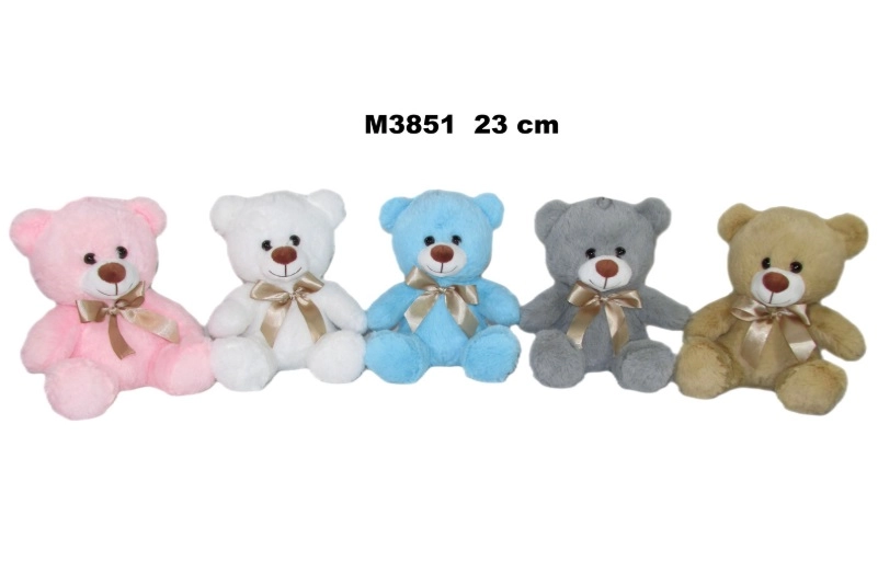Plyšový medvídek 23 cm s mašlí