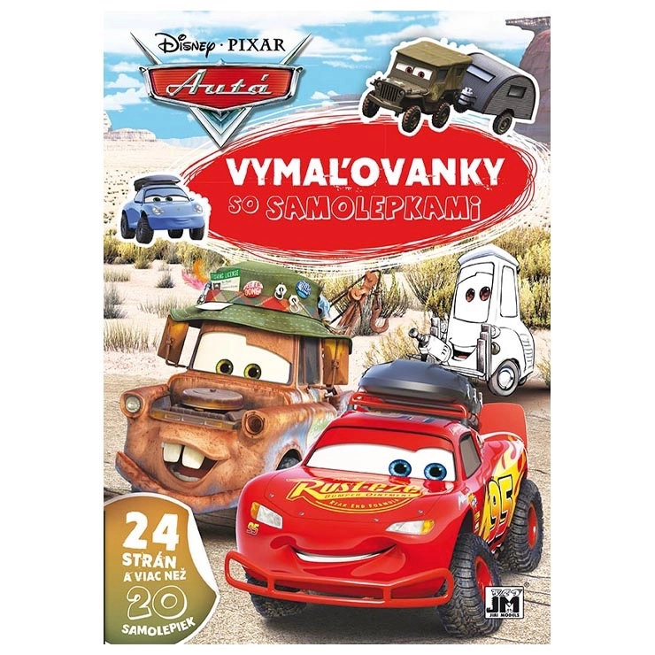 Omalovánka A4+ CARS se samolepkami