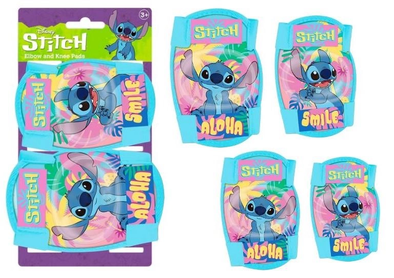 Sada chráničů kolen a loktů Lilo a Stitch (Stitch) - 4 ks