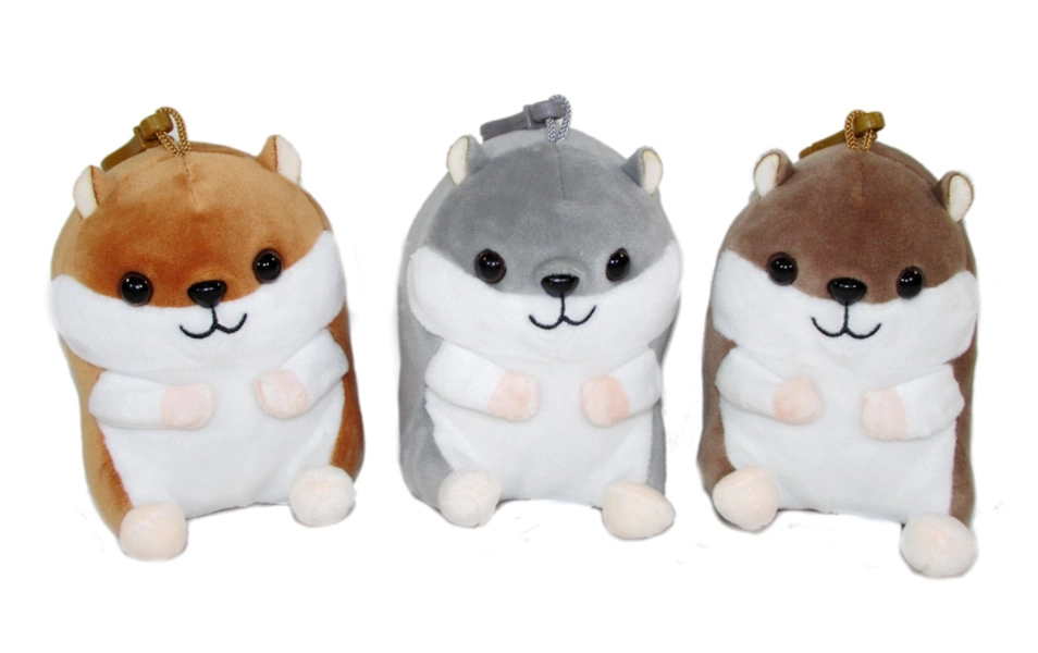 Plyšový přívěsek křeček 12 cm