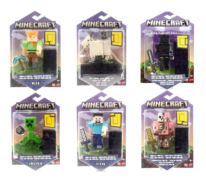 Minecraft – základní pohyblivá figurka