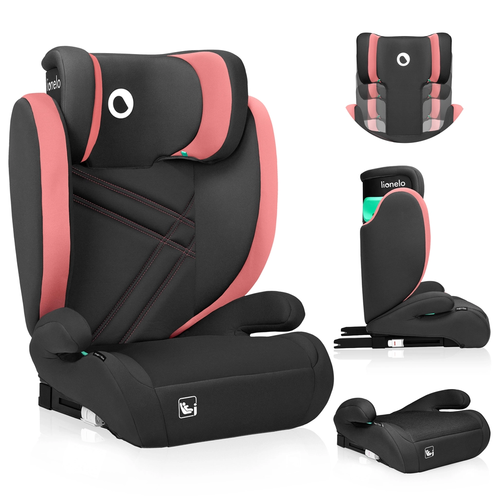 Lionelo autosedačka Hugo i-Size 100–150 cm pink baby
