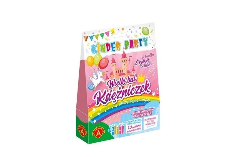 Kreativní sada Kinder party velký princeznovský bál