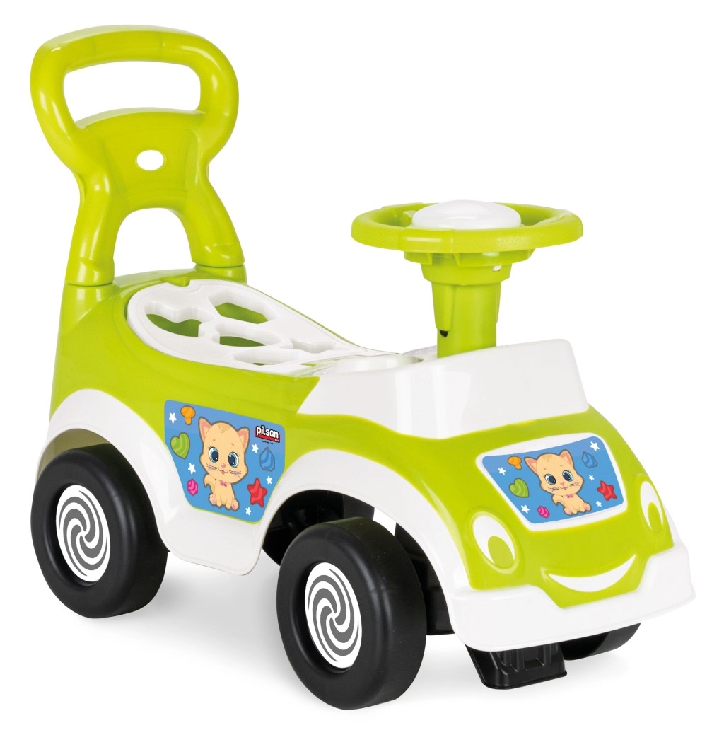 Odrážedlo autíčko 2v1 pro nejmenší – zelené