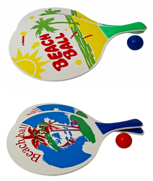 Dřevěné raketky na pláž a do parku