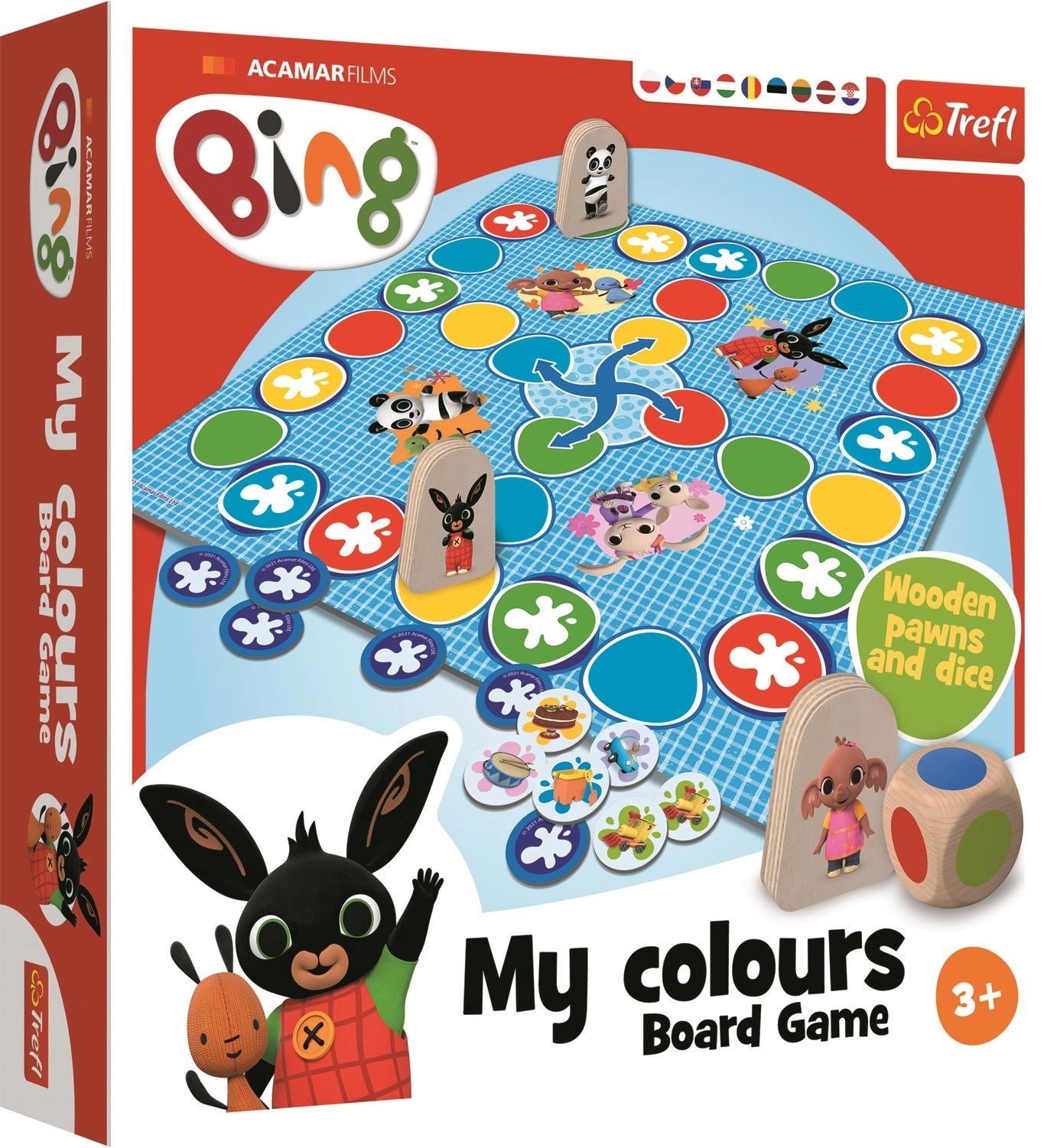 Levně Rodinná hra pro děti My Colours Bing od Trefl