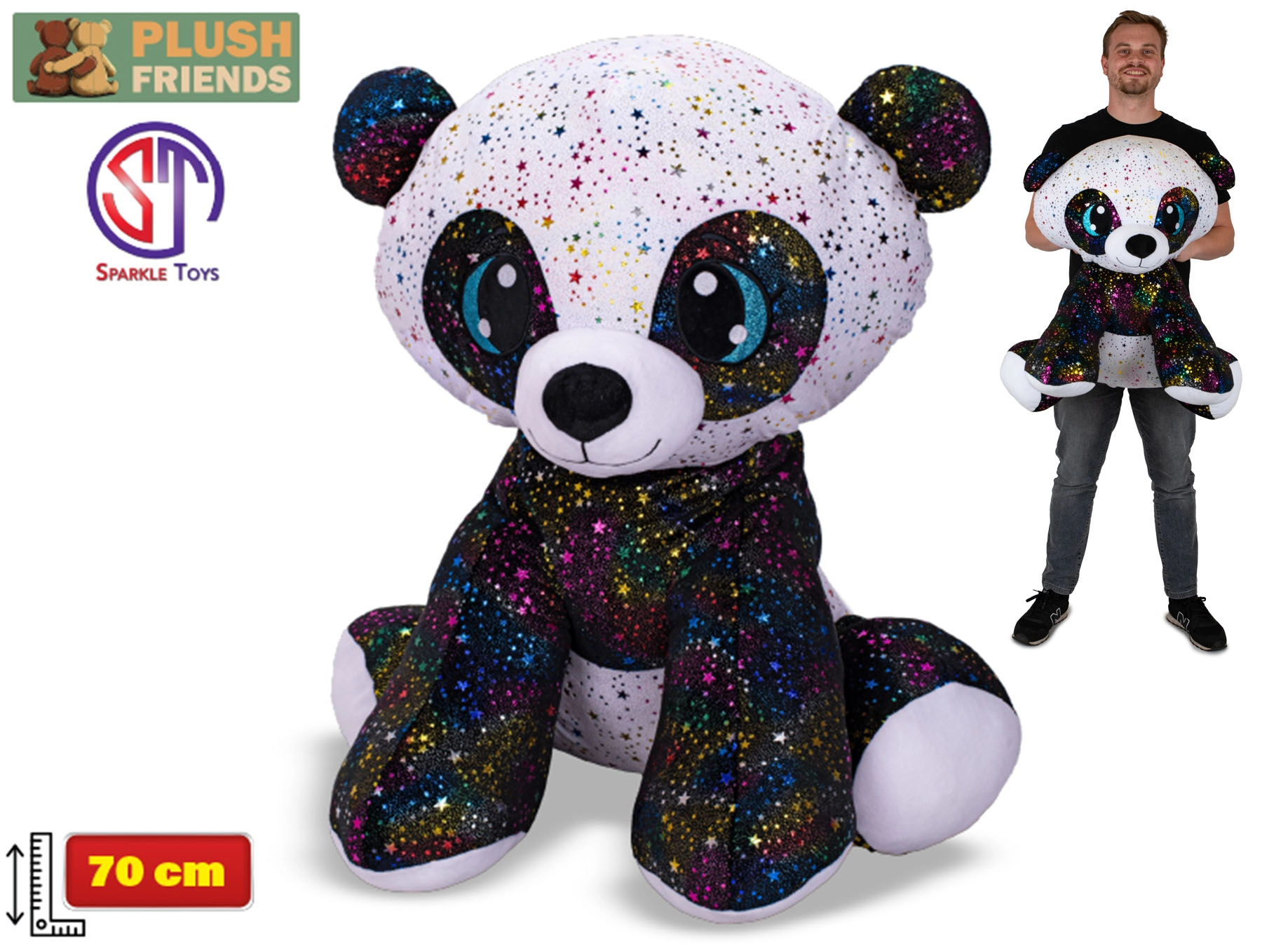 Plyšová panda Star Sparkle 70 cm