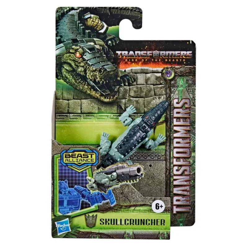 Levně Transformers: Rise of the Beasts figurka Skullcruncher – přeměna na zbraň 8 cm