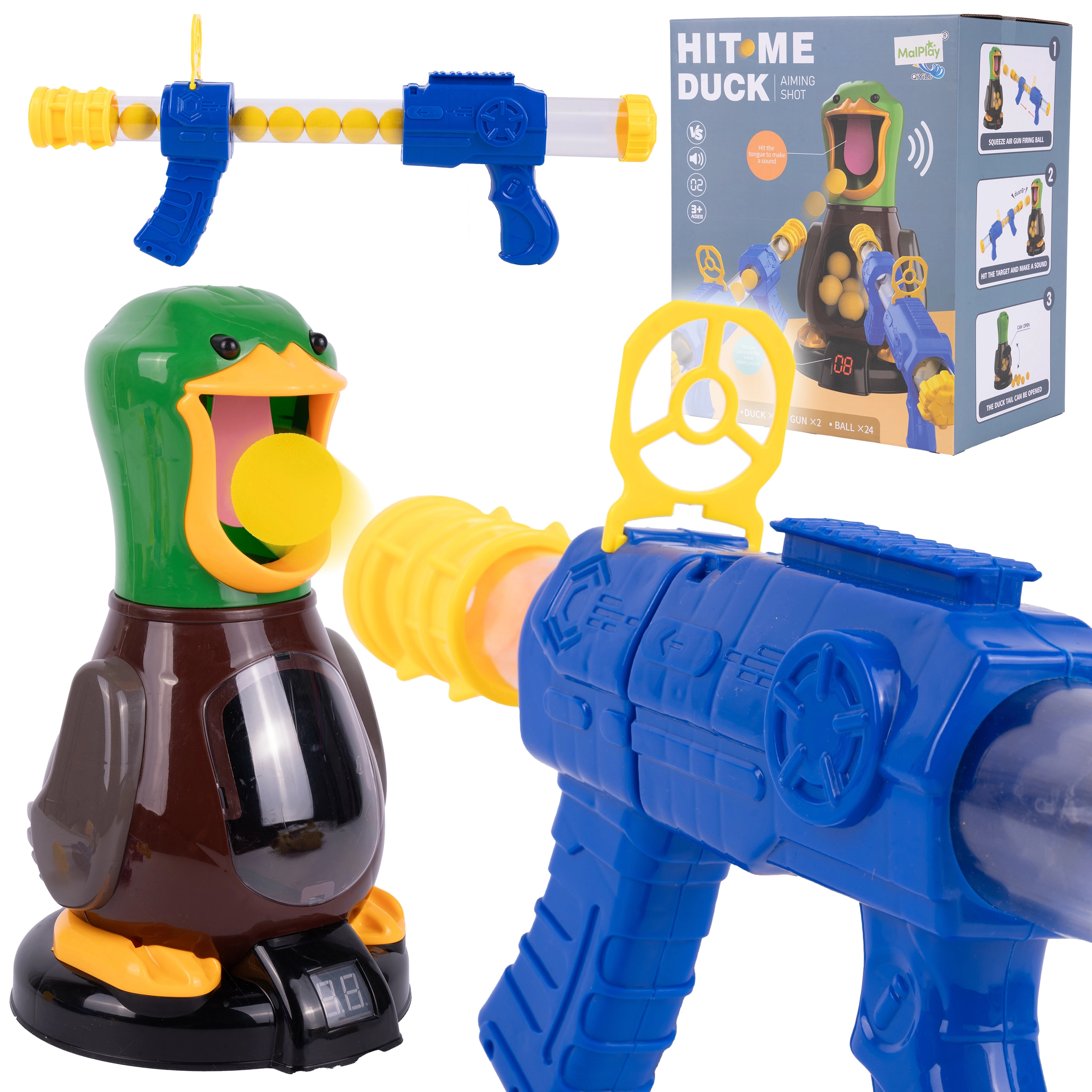 Hra hladová kachna – střelba na terč