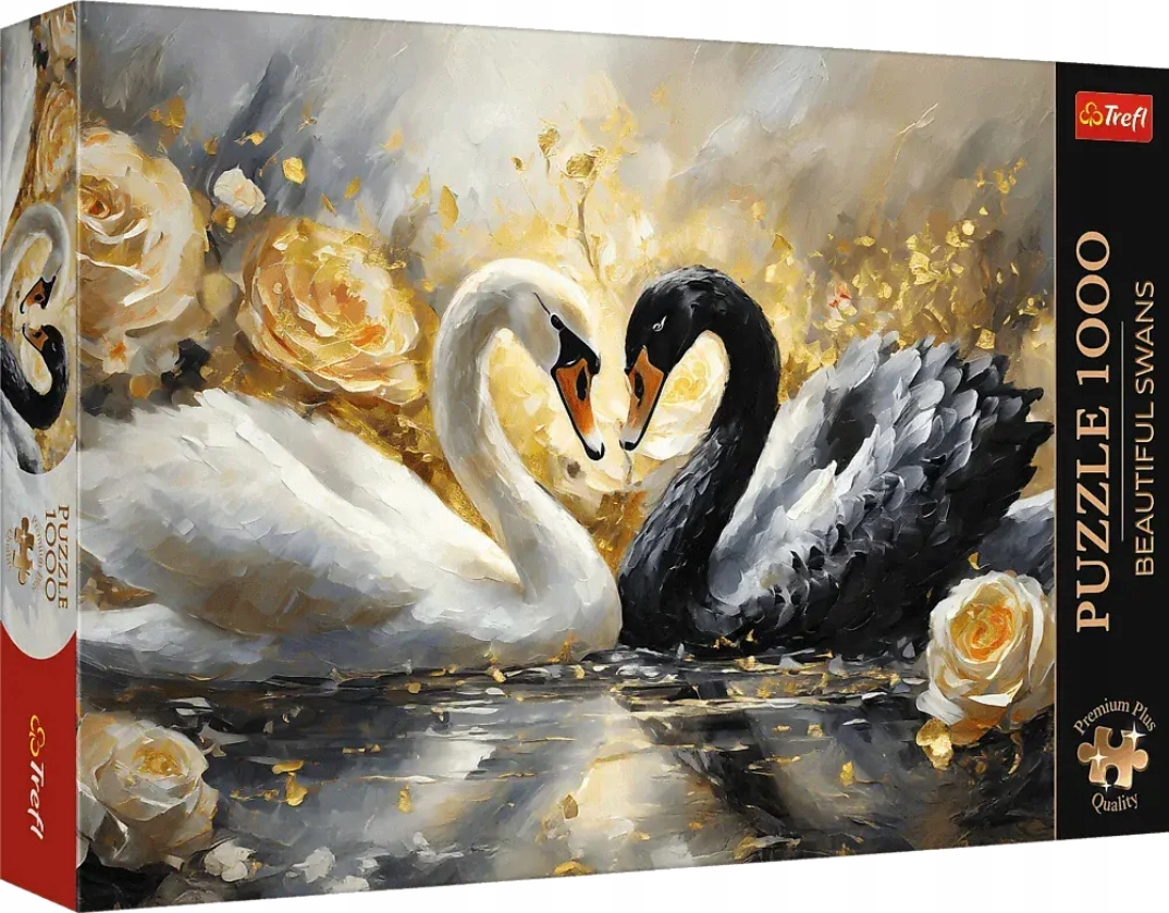 Puzzle TREFL Premium Plus: krásné labutě 1000 dílků