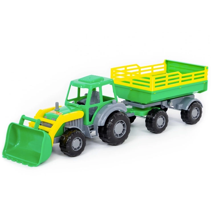 Traktor Majster s nakladačem