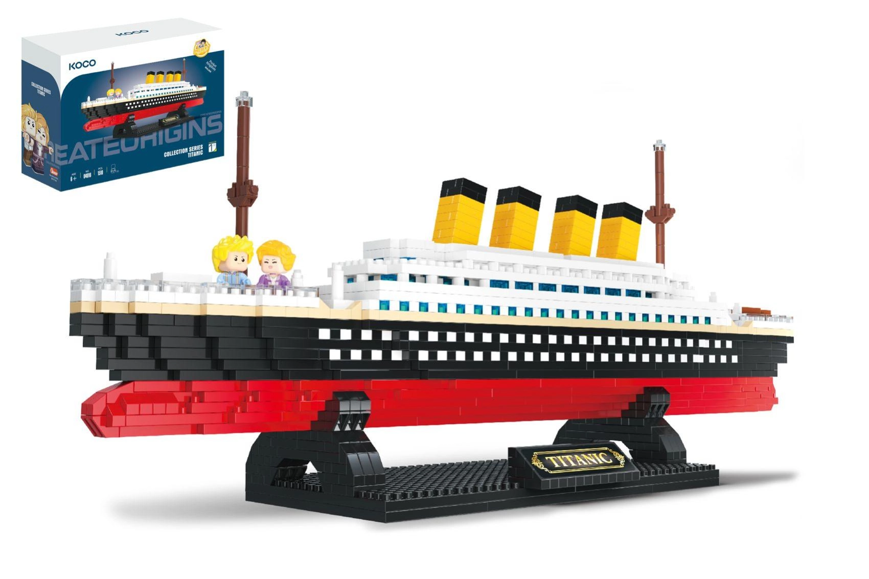 Stavebnice mini KOCO Titanic, 1510 dílků