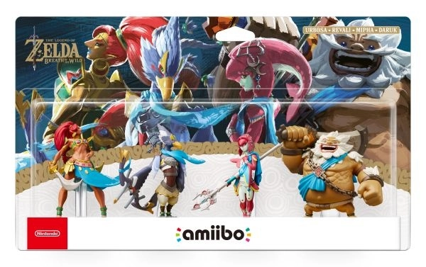 amiibo The Legend of Zelda – kolekce Šampionů (Daruk, Mipha, Revali a Urbosa)