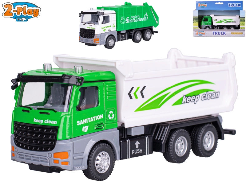 Levně 2-Play Traffic auto popelářské 14,5 cm kov zpětný chod