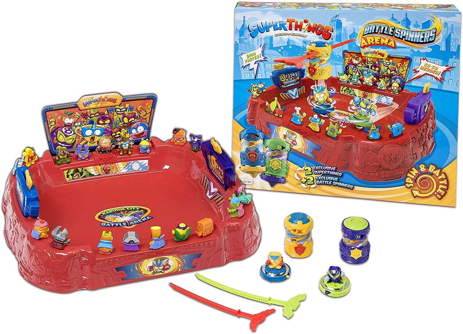 SuperThings Battle Spinners Arena – herní aréna s figurkami a spinnery