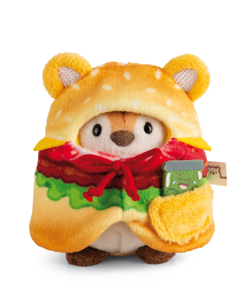 Levně NICI MyMochi Tiger Tiggy v kostýmu hamburger a okurka set dárkové balení 8 cm
