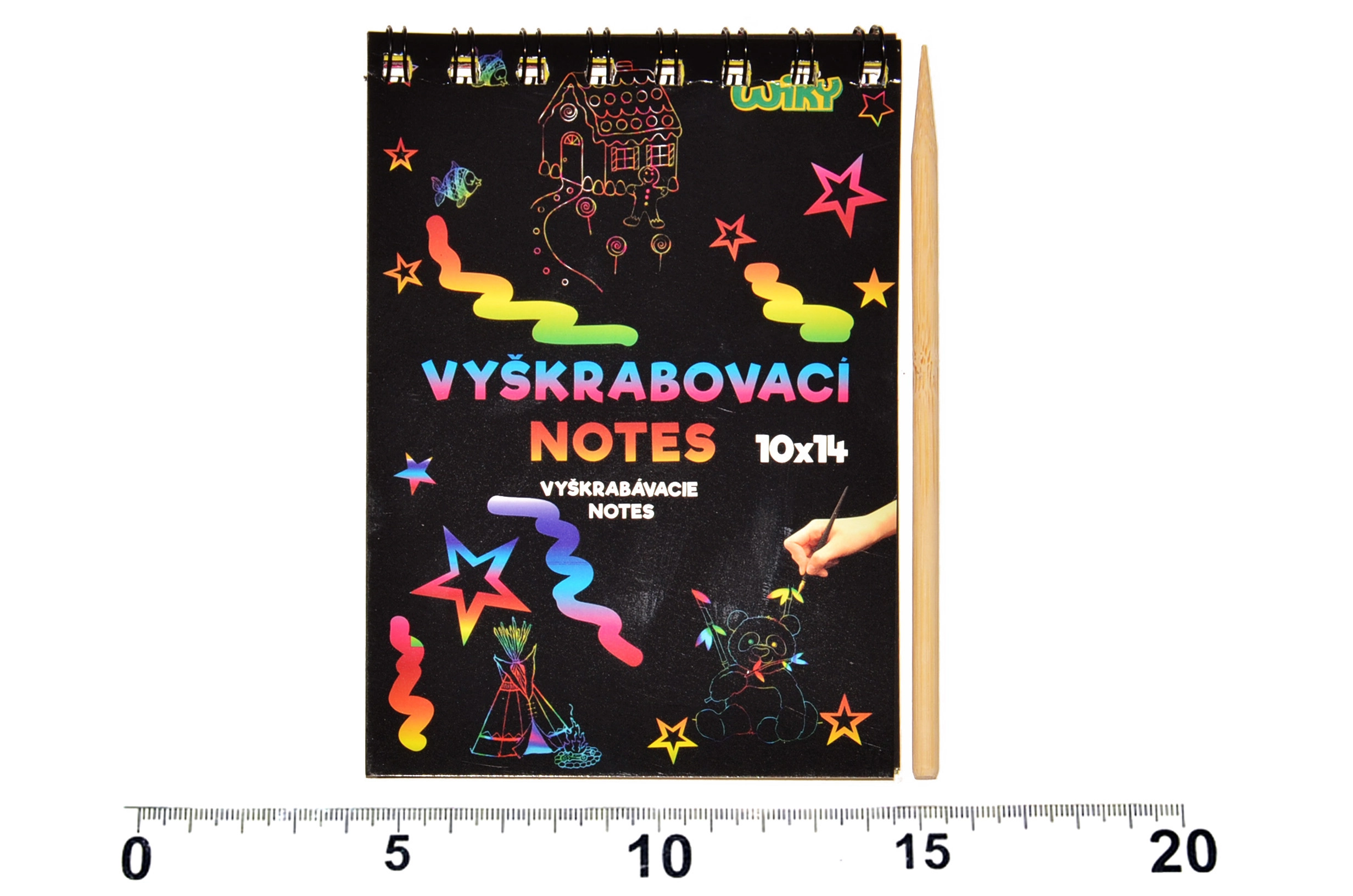Levně Wiky Vyškrabovací notes 12 listů