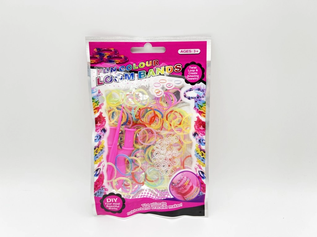 Sada na výrobu náramků Loom Band (150 ks)