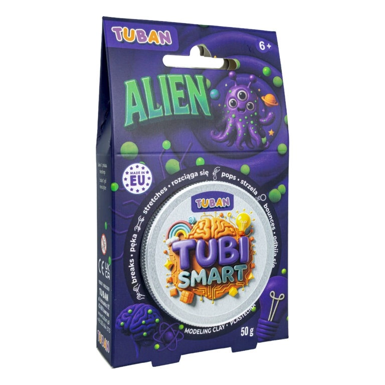 Plastelína Tubi Smart Alien 50 g