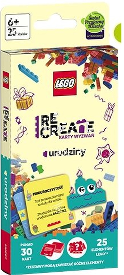 lego recreate karty výzev narozeniny